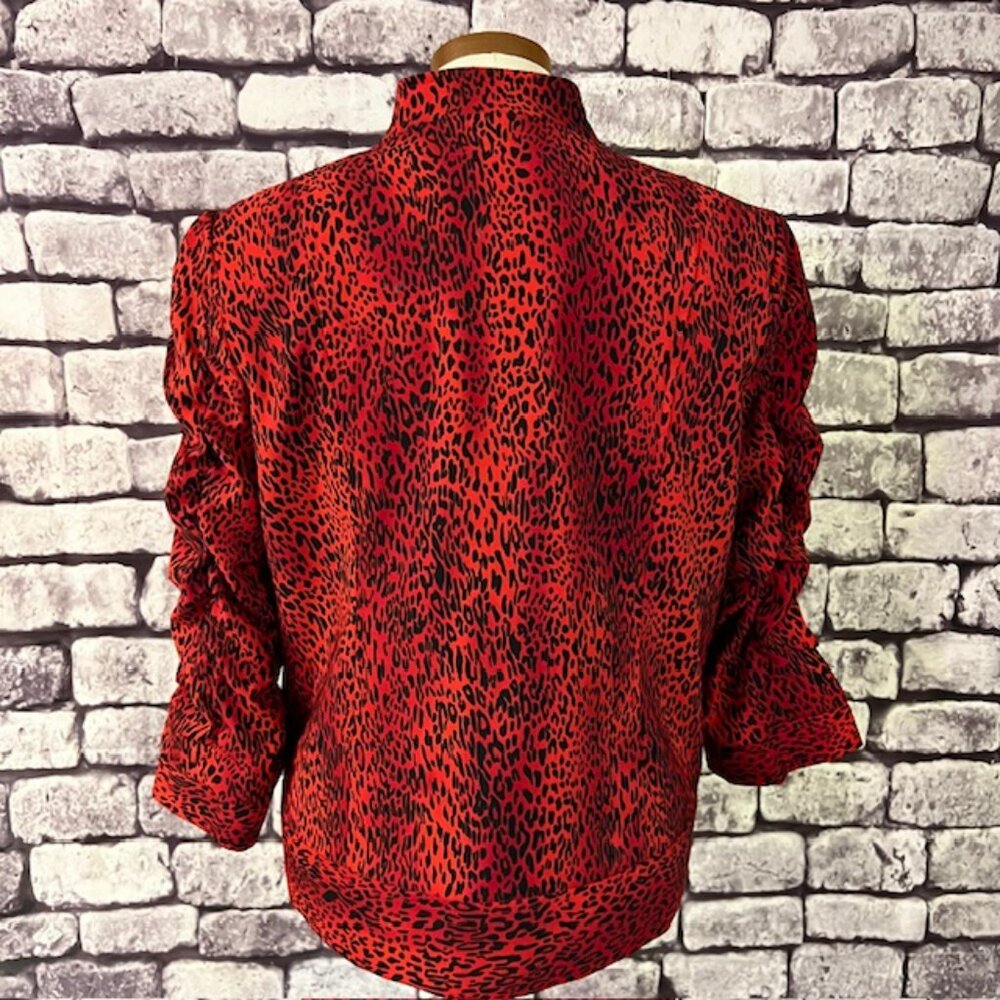 Patchington Red & Black Fully Lined 3/4 Sleeve Ja… - image 6